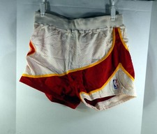 1987-88 Atlanta Hawks Antoine Carr #35 Game Used White Shorts 36 790