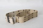 Vintage WW2 White Web Dress Pistol Belt Military Police MP US Army / Navy