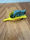Vintage Matchbox Lesney No 38 Green Motorcycle with Yellow Honda Cycle Trailer