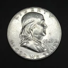 1949 P Franklin Half Dollar 90% Silver Proof-Like BU Gem Coin Reflective Fields