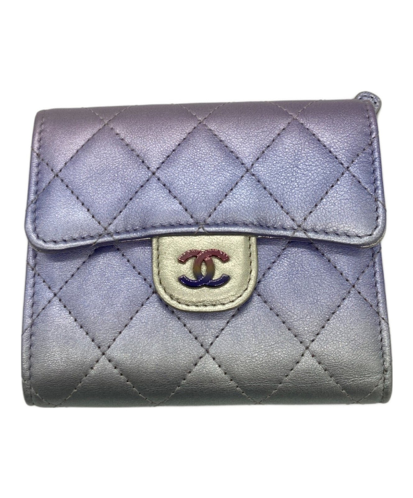 CHANEL Small Flap Wallet in Black Caviar AP0231 Style 169