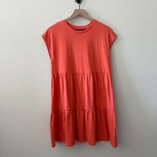 GAP Womens Tiered Mini Dress Cottagecore Boho Summer Casual MP