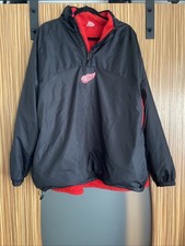 NHL Vintage Men s Detroit Red Wings Windbreaker Jacket Lined Pullover Size XL