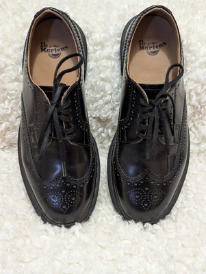 Dr. Martens Kelvin II Black Leather Wingtip Loafers Size 36  display picture 2