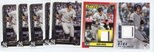2025 Topps Ben Rice RC Rookie Jersey & Base LOT(7) (BP)