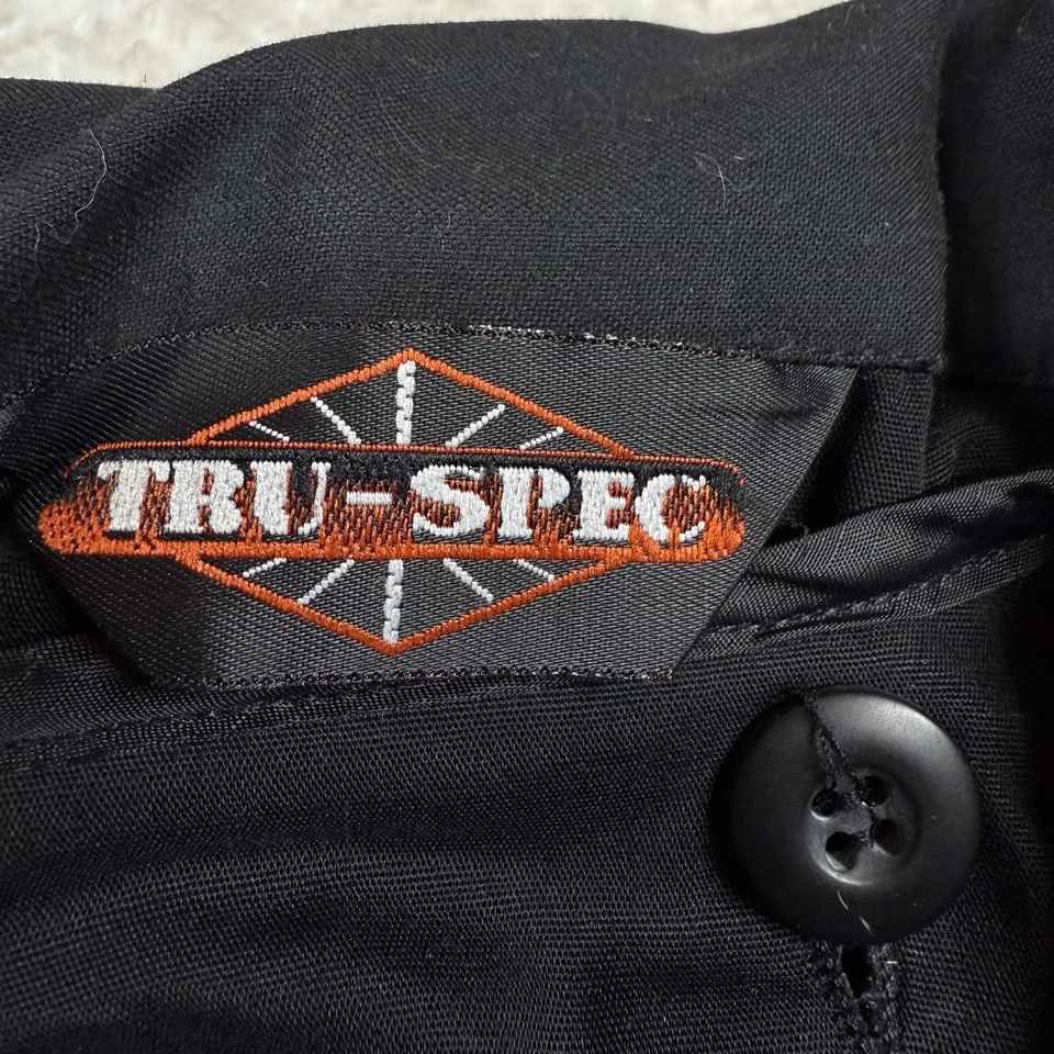 Vintage Tru-Spec Field Coat Men XL Black Cold Weather Military M65 w/ Liner 90's - Image 4 of 4