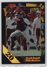 1991 Wild Card Draft 20 Stripe Derek Russell #49 Rookie RC 0nr3. rookie card picture