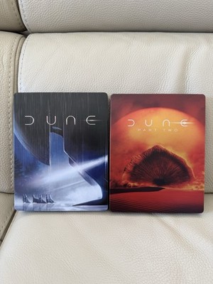 Dune 1 & Part Two 2 Steelbook 4K UHD Blu-ray