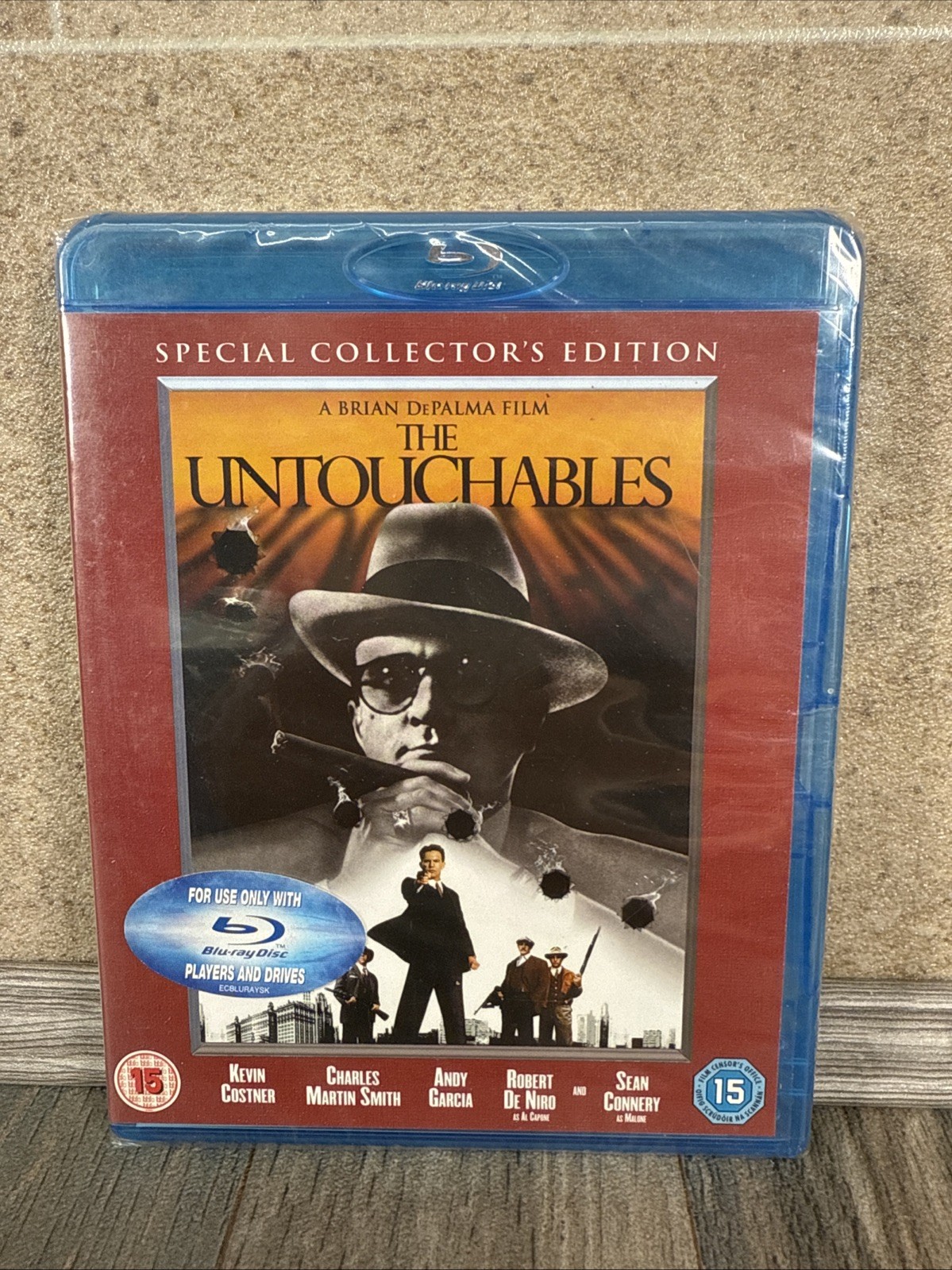 The Untouchables Blu-ray Kevin Costner, Sean Connery, Andy Garcia NEW SEALED