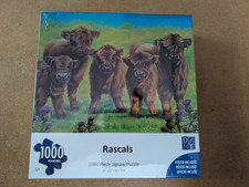 Rascals - Highland Cows- 1000 piece Jigsaw. New