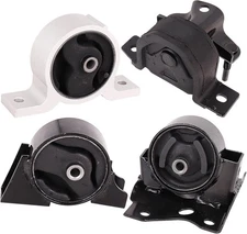 Motor & Transmission Mount Kit 4pcs Compatible with Fits Sentra 1.8L 00-06