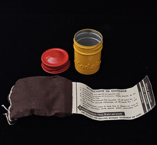 Kodak 35mm Film Mailer Canister Red Cap w/ Pouch