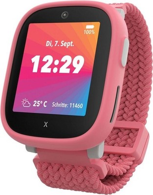 Xplora X6 Play Nano SIM 2. Gen Kinderuhr mit GPS & Anruf Smartwatch PINK