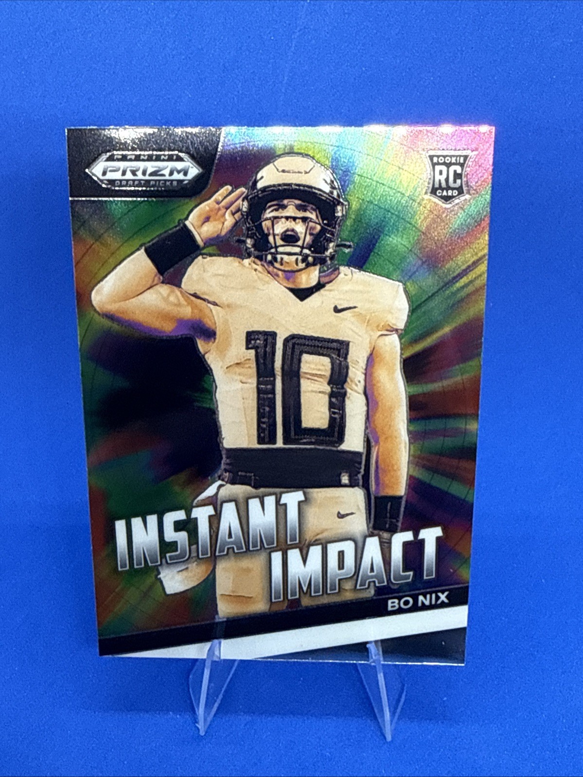 2024 Panini Prizm Draft Picks - Instant Impact Bo Nix #II-BN (RC)