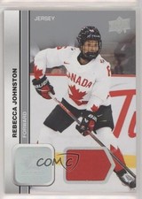 2023 Upper Deck Team Canada Juniors Women's WC Jersey Rebecca Johnston #51 9b4