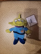 Disney Store ALIEN 7" Plush Mini Bean Bag Toy Story Three Eyes Green