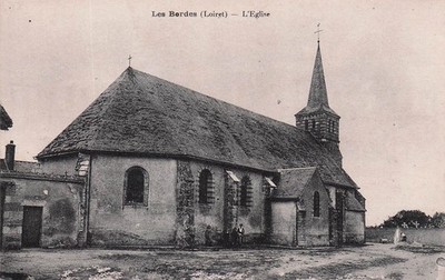 45* LES BORDES l eglise RL62,0114