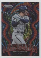 2022 Panini Prizm Illumination Red Donut Circle 32/99 Freddie Freeman #IL-8 fm0