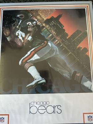 Chicago Bears 1983 Sammlerstück gerahmter Druck von Walter Payton