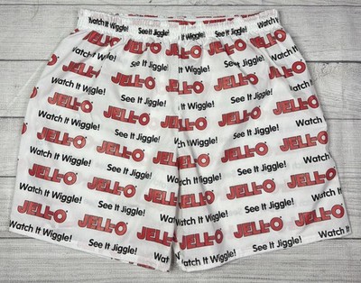 JELL-O JELLO  See It Jiggle  Gelatin Promotional  Boxer Shorts Vintage Size XL