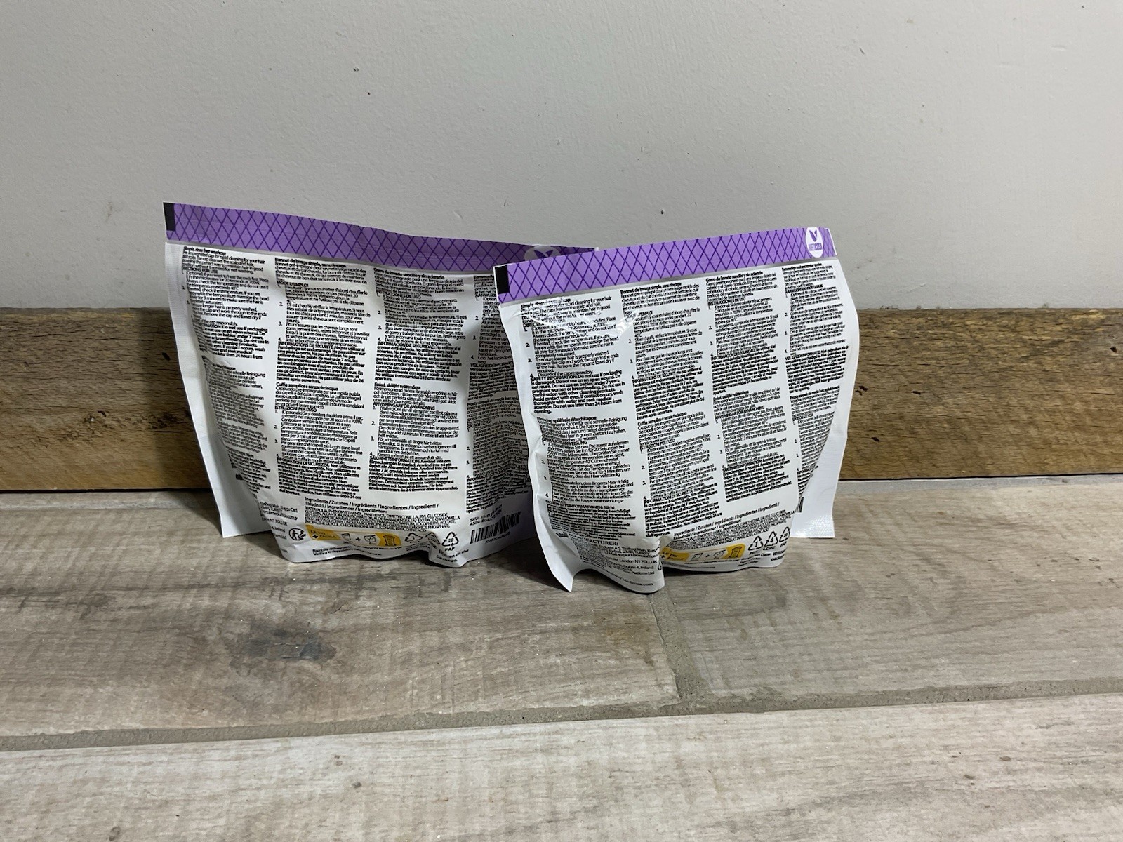 No Rinse Shampoo Conditioning Cap Hair Wash Caps 2 Pack Medosa Sealed Exp 01/28