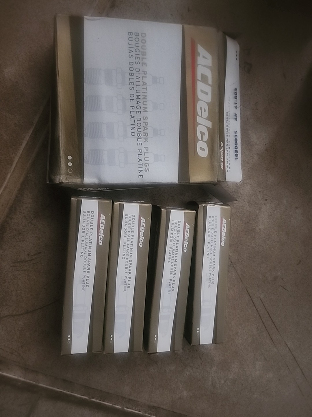 Double Platinum Spark Plugs 41 803 Set of 4 Spark Plugs