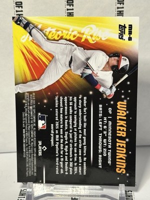 2025 Bowman Chrome WALKER JENKINS Meteoric Rise #MR-6 Minnesota 