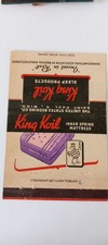 Colchón King Koil US Bedding Co St Paul Minnesota Matchcover Lote 456