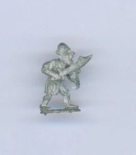CITADEL WARHAMMER OOP 1980s FIEND FACTORY FF25-2 RED ORC ATTACKING WITH SWORD
