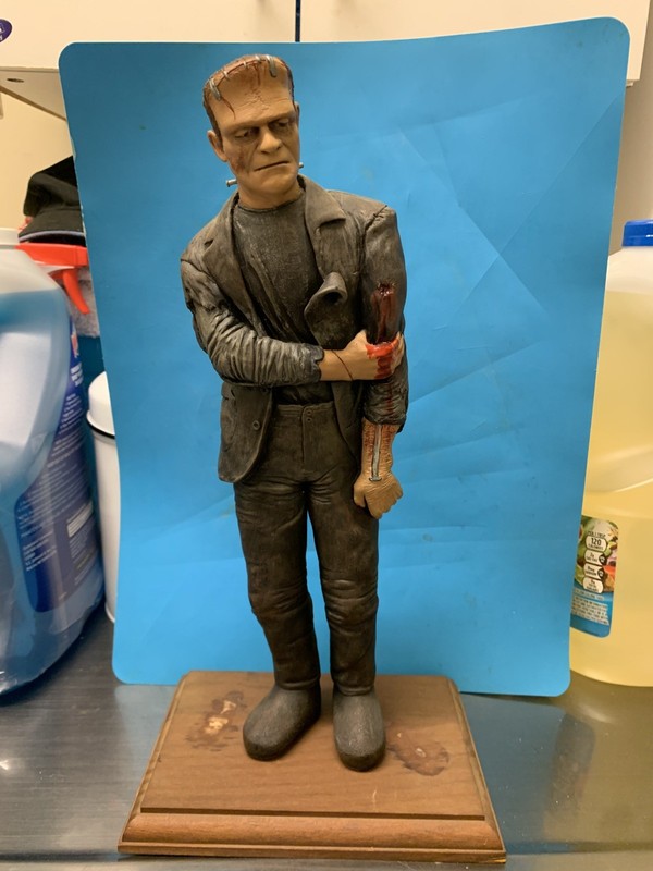 Frankenstein resin kit Bride version injured  Monster rare