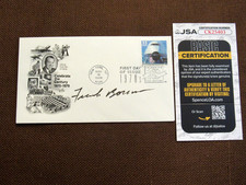 FRANK BORMAN APOLLO 8 NASA ASTRONAUT SIGNED AUTO VINTAGE 1999 COVER JSA BEAUTY