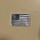 1g .999 Fine Silver Bar American Flag Design 1 Gram Total Precious Metal Content