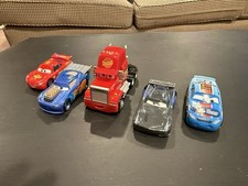 Lot Of 5 Disney Pixar Cars The Movie Mixed Characters Die Cast PVC Plastic