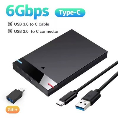 Enclosure Case HDD/SSD For Storage Device 5TB 6Gbs USB3.0 Type C Support UASP 