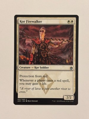 Kor Firewalker Masters 25 Magic the Gathering MTG