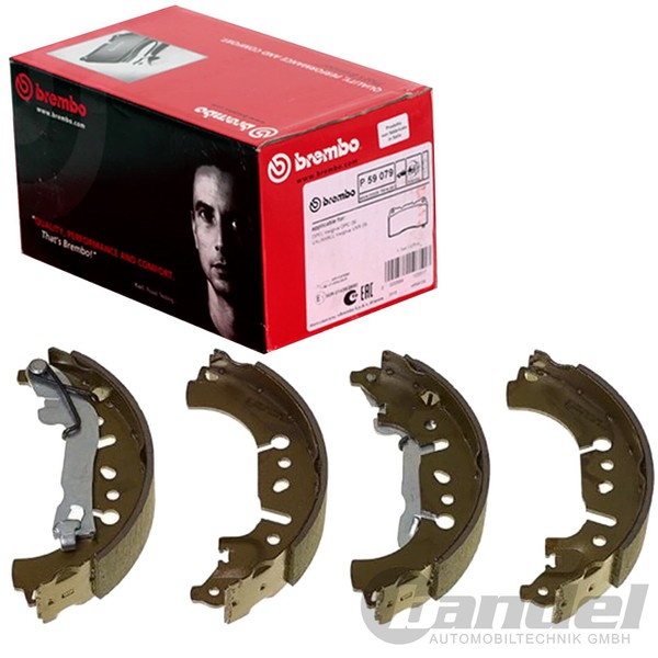 Brembo Bremsbacken Hinterachse Passend FÜR Fiat 500L Fiorino Qubo Tipo | S 23-image