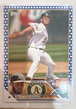 2023 Topps Complete Set - Ken Waldichuk #340 Blue Star /299 (RC)