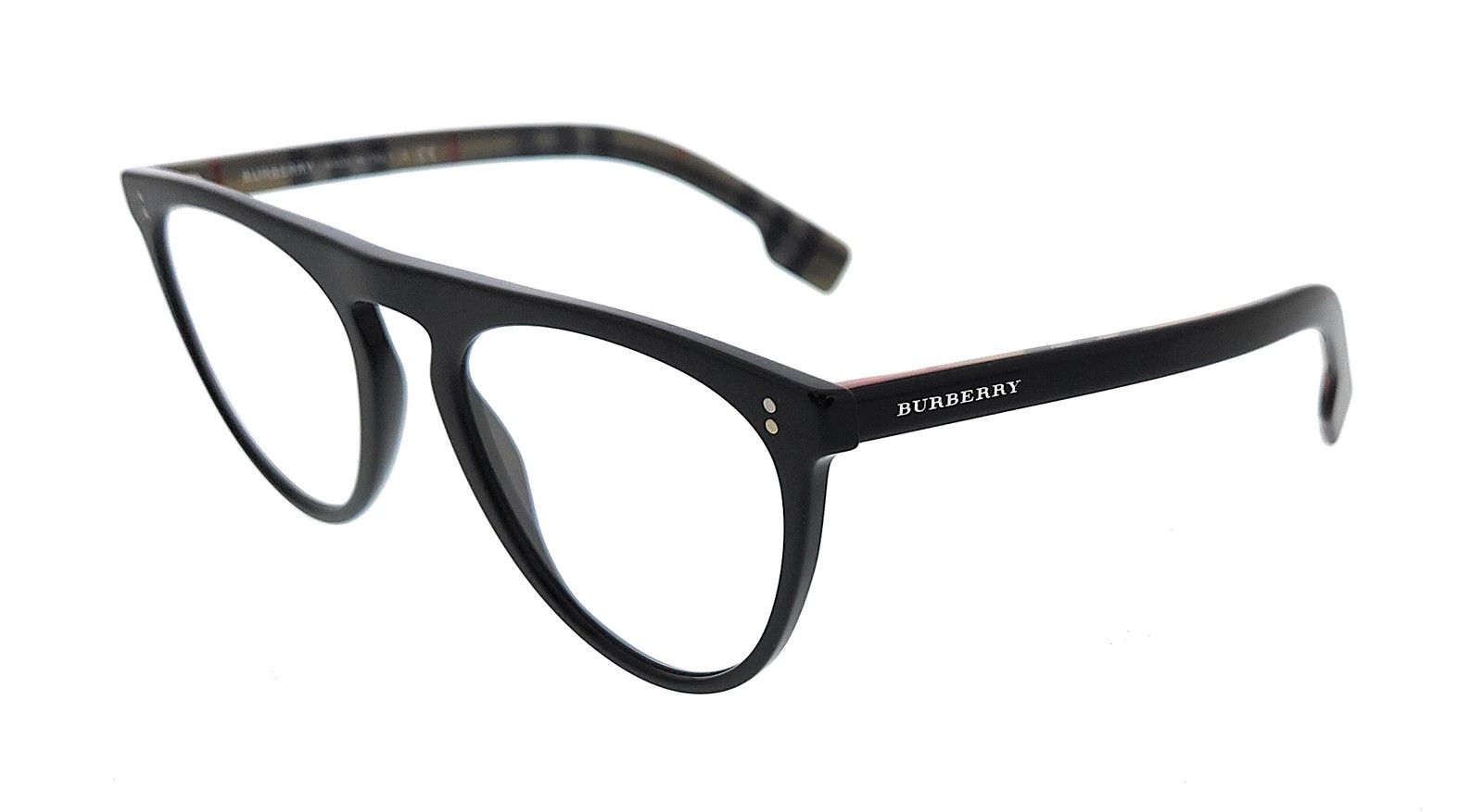 Черные круглые солнцезащитные очки Burberry 0BE4281 37731W 23890₽