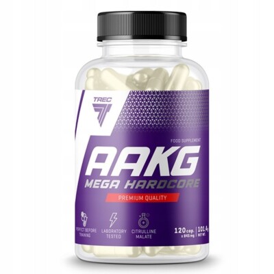 TREC AAKG MEGA HARDCORE 120caps arginine+citrulline, nitric oxide