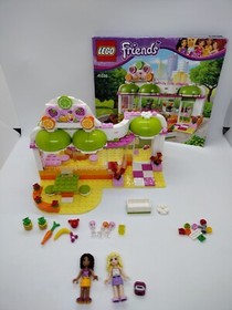 LEGO Lot 2 FRIENDS 41006 41035 Downtown Bakery Juice Bar sets 100% complete