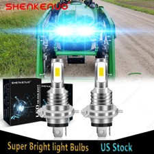 2 8000K LED bulbs For Deere 3025E 3032E 3033R 3038E 3038R 3040 3041 pn 57M7166