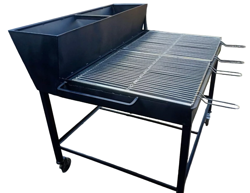 Barbecue Festa Plus A Carbone - Griglia In Acciaio Inox Per Feste All'Aperto - Foto 11