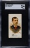 1887 Allen and Ginter N28 - Billiard Players - JACOB SCHAEFE