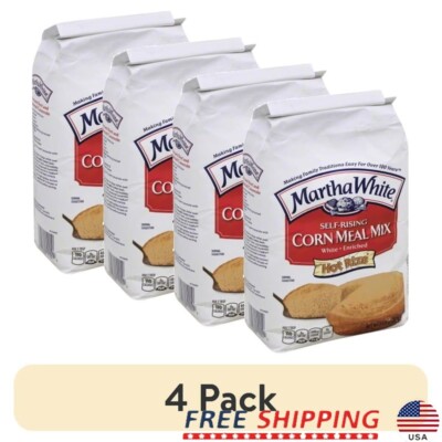 Self Rising Corn Meal Mix 5lb Hot Rize Cornbread Muffins Waffles Fish Fry White