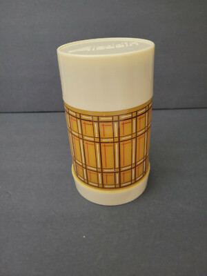 Vintage Thermos Bottle  #WM4040 PINT Wide Mouth  Plaid Aladdin s Best Buy