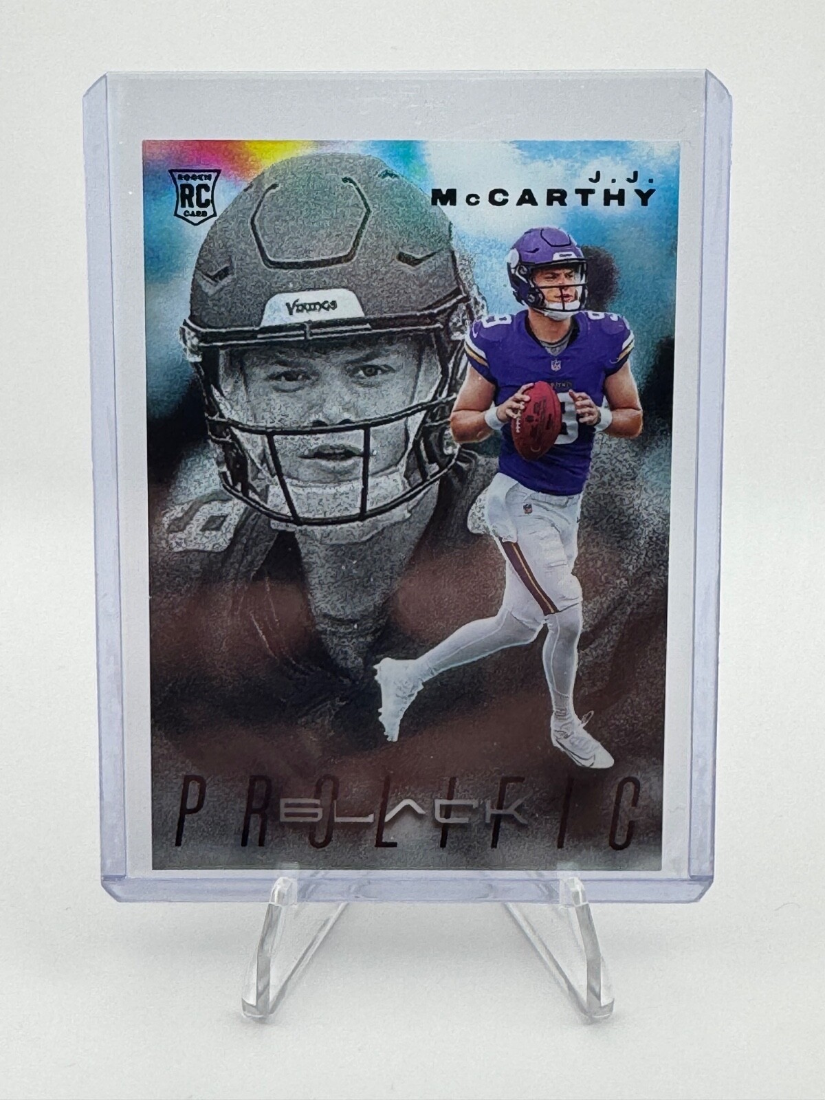 2024 Panini Black PROLIFIC J.J. McCarthy RC SSP CASE HIT Minnesota Vikings