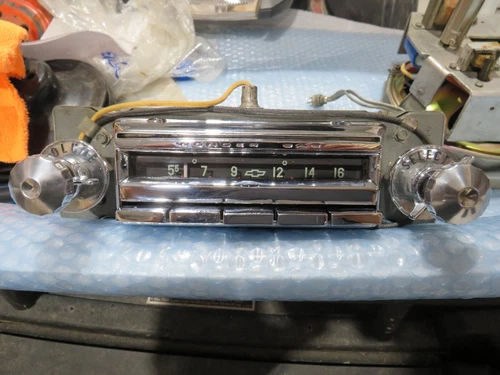 1957 C1 Corvette Wonderbar Radio, Power Supply, Speaker-Orig GM-Prof Restored!
