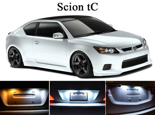 Placa de licencia blanca de xenón / etiqueta 168 bombillas LED para Scion tC (2 piezas) - Imagen 1 de 3
