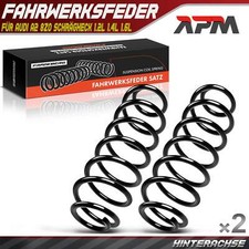 2x Federn Fahrwerksfeder Hinterachse für Audi A2 8Z0 Schrägheck 1.2L 1.4L 1.6L 