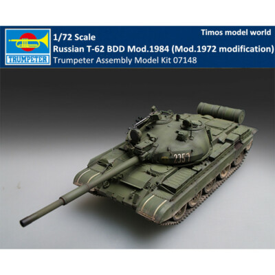 Trumpeter 07148 1/72 Russian T-62 BDD Mod.1984 (Mod.1972 modification) Model Kit